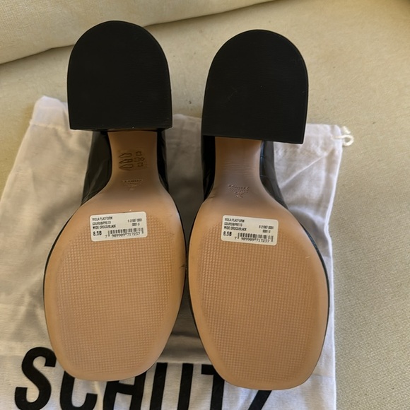 New in Box, SCHUTZ Viola Croco Platform Penny Loafers! Size US 9. - Picture 5 of 8